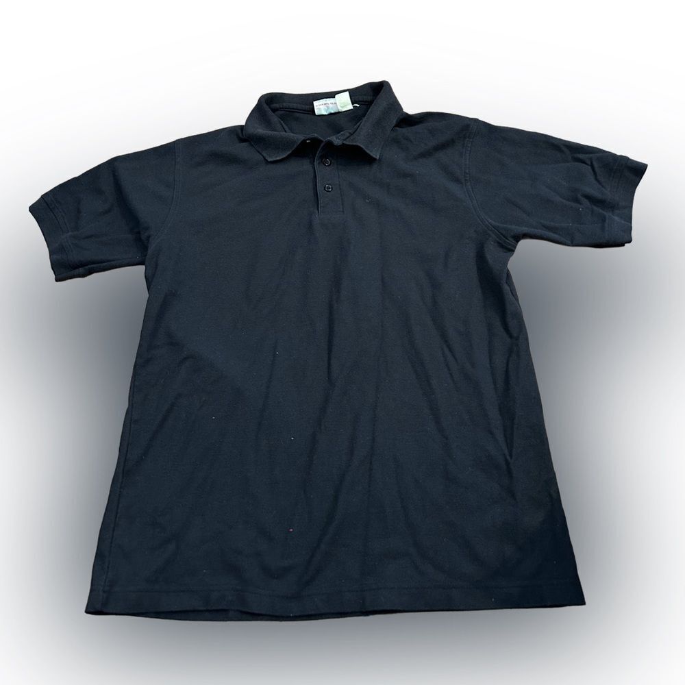 Elderwear Solid Black Uniform Polo Shirt